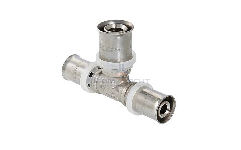 Тройник переходной VALTEC VTm.231 - 20 x 16 x 20 (прессовой, для металлопластиковых труб)