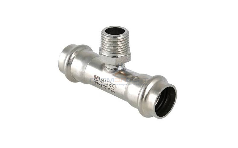 Тройник с переходом на наружную резьбу VALTEC VTi.150 - 18 x 3/4