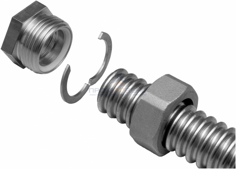 Комплект концевого фитинга из латуни Meibes FixLock Ду32 1