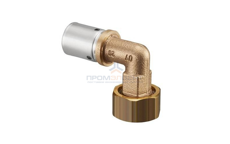 Переход на накидную гайку угловой Oventrop Cofit P - 26x3.0 x 3/4