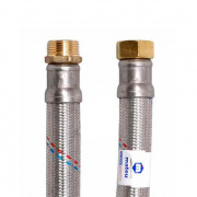 Подводка для воды гибкая Industrias Mateu FILBOR (Гайка/Штуцер) - 1" (длина 1500 мм)