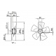 Вентилятор Ebmpapst A2D300-AD02-02 осевой