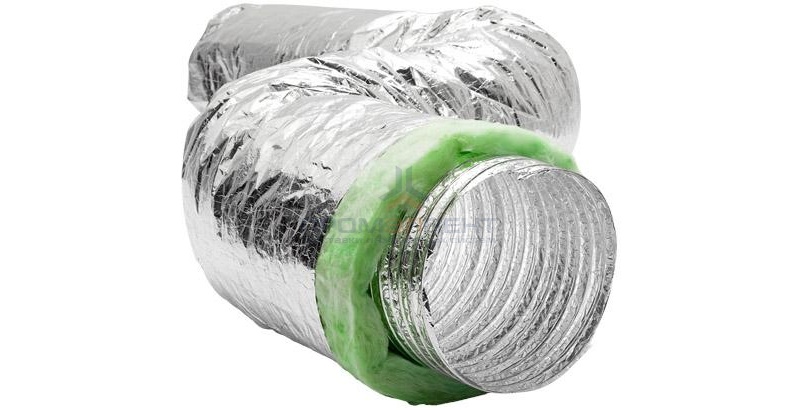 ТЕПЛОИЗОЛИРОВАННЫЕ АЛЮМИНИЕВЫЕ ВОЗДУХОВОДЫ ISOAFS-ALU GREEN