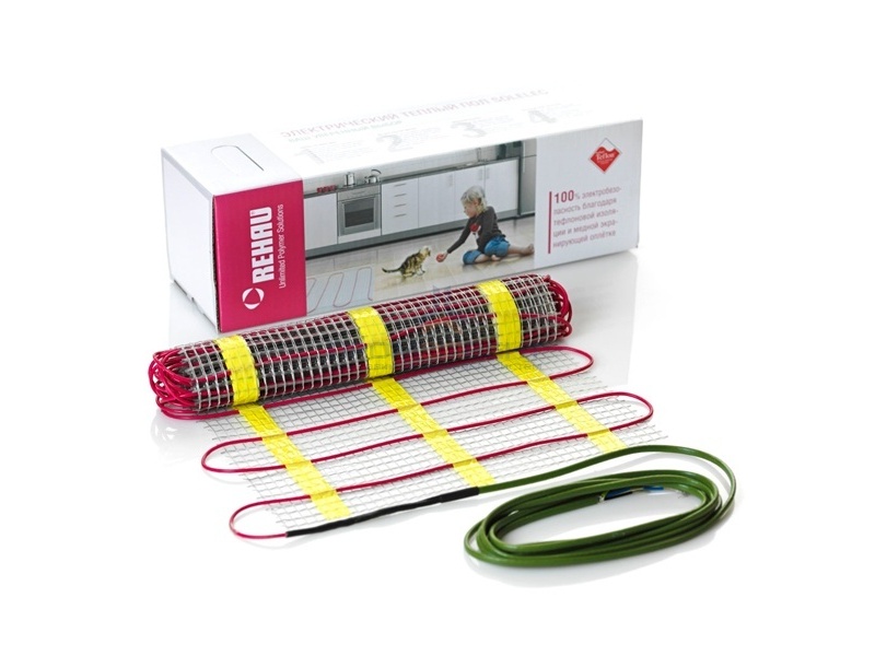 Нагревательный двужильный мат REHAU SOLELEC TM-V 160  400W (0,5х5м) 2,5m2