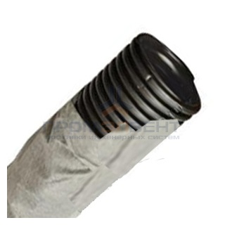 Труба жесткая двустенная для кабельной канализации (12 кПа)д110мм длина 5,95м. ,цвет черный